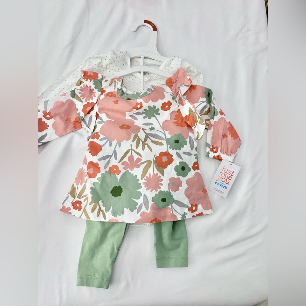 NWT Carters Baby 3 pc Outfit
